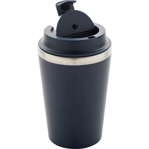 Gobelet Java 350ml double paroi en PP recyclé RCS, bleu marine, Image 2