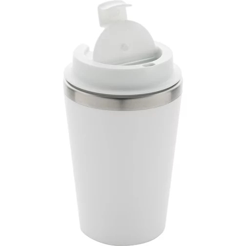 Gobelet Java 350ml double paroi en PP recyclé RCS, blanc, Image 2