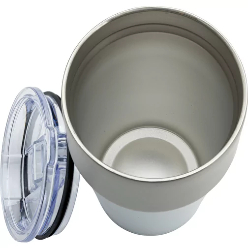 Gobelet Fluid en acier recyclé certifié RCS, 500ml, blanc, Image 6