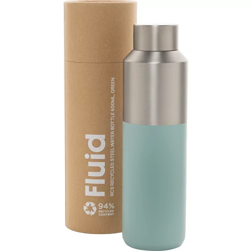 Bouteille de fluide en acier recyclé certifié RCS, 600ml, vert, Image 17