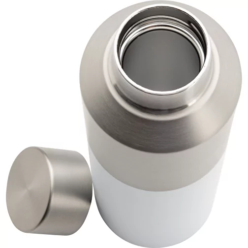 Bouteille de fluide en acier recyclé certifié RCS, 600ml, blanc, Image 3