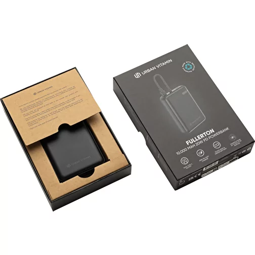 Urban Vitamin Fullerton RCS rec. 10.000 20W PD Powerbank, noir, Image 6