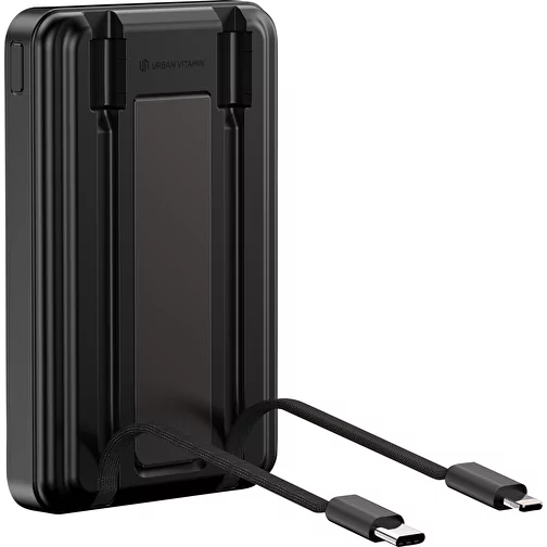 Urban Vitamin Delano 5-en-1 10.000mAh 20W PD magn. powerbank, noir, Image 16