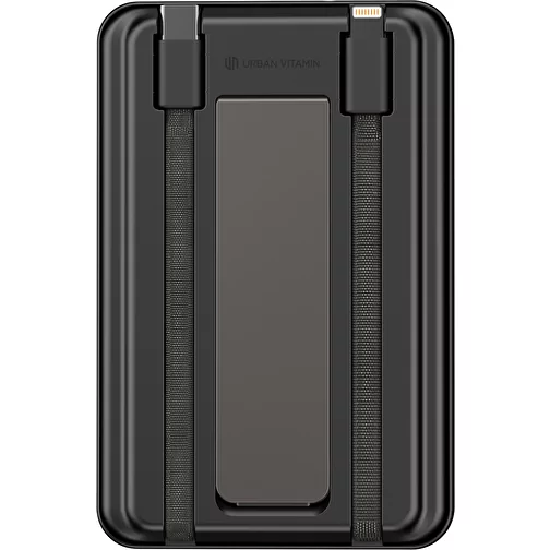 Urban Vitamin Delano 5-en-1 10.000mAh 20W PD magn. powerbank, noir, Image 2