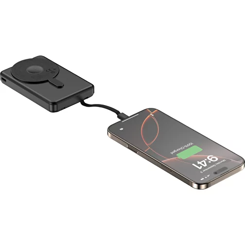 Urban Vitamin Delano 5-en-1 10.000mAh 20W PD magn. powerbank, noir, Image 7