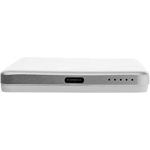 Orion 5.000mAh 5W powerbank magnétique en RCS rec. alu, argenté, Image 4