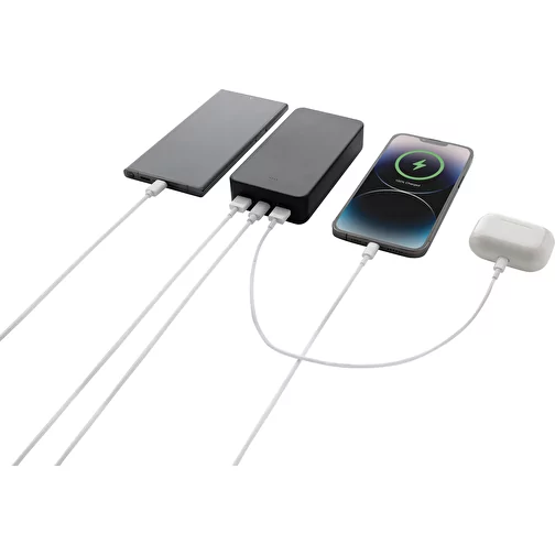Boostcore 20.000mAh Powerbank en plastique RCS rec., noir, Image 5