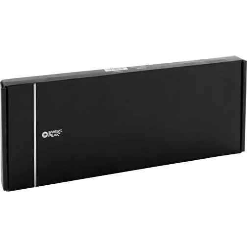 Swiss Peak 3-in-1- Wireless-Charging Desk-Tray en RCS rPU, noir, Image 12
