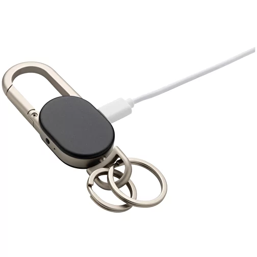 Porte-clés Keyfinder avec localisation mondiale et USB-C, noir, Image 3