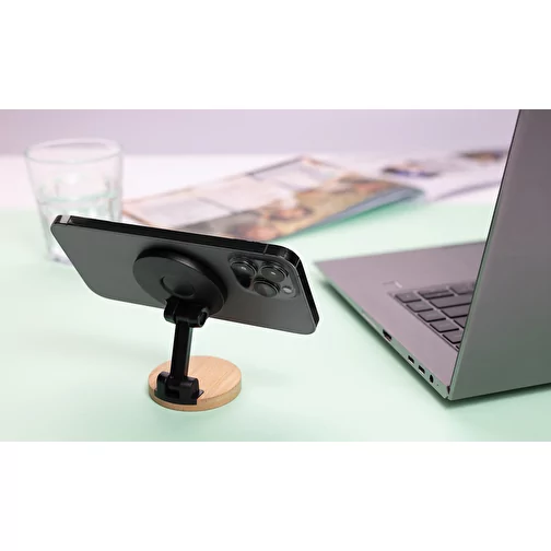 Support de téléphone Magmount en plastique RCS rec. et bambou, noir, Image 11