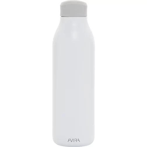 Bouteille d\'eau Avira Alok 600ml en acier RCS rec. 360, blanc, Image 2