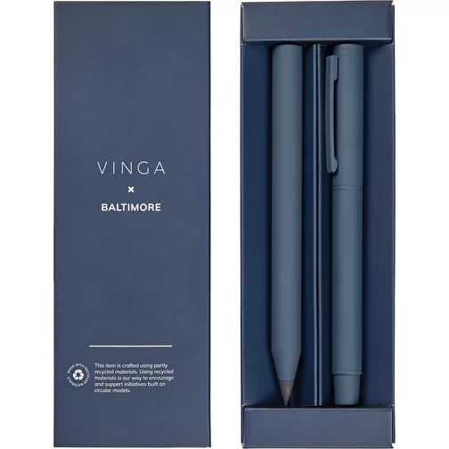 VINGA Baltimore RCS set de stylos, bleu marine, Image 4