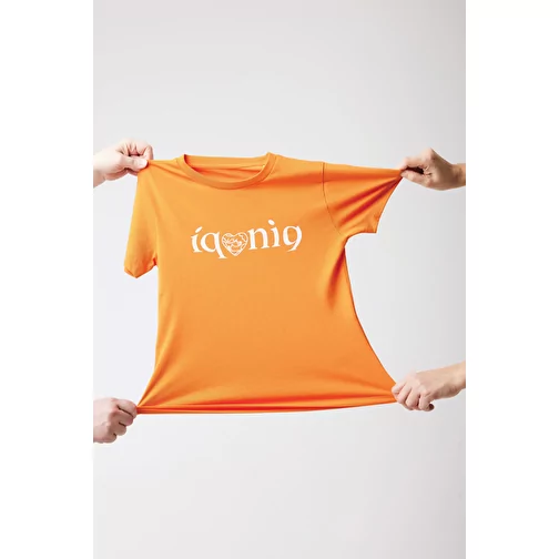 Iqoniq Koli Kids T-shirt en coton recyclé, orange, Image 4