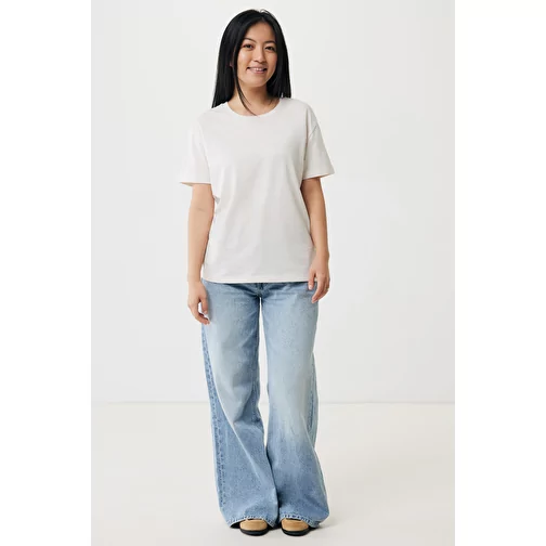 Iqoniq Yala T-shirt femme en coton recyclé, ivory white, Image 5