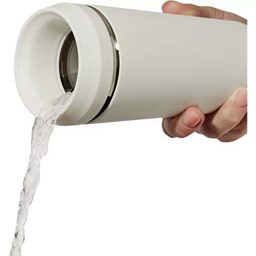 Gobelet Topl en acier rec. avec couvercle 360 degrés 354ml, brun, Image 3