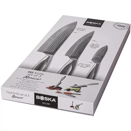 BOSKA Couteau de cuisine Monaco+, set de 3, acier, Image 6