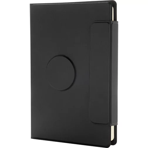 Portefeuille magnétique Stuart A5 en rPU certifié RCS, noir, Image 1