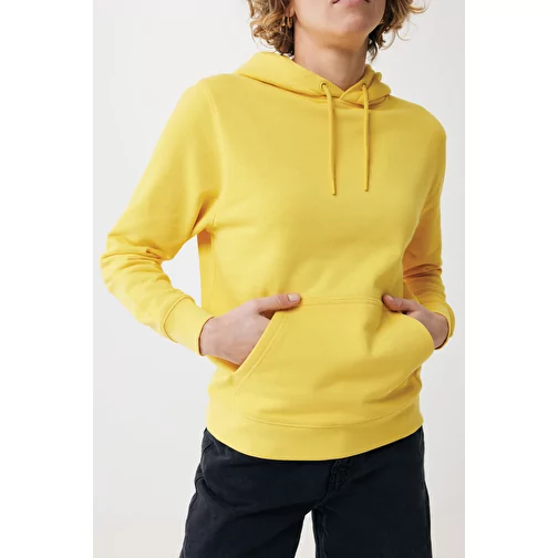 Sweat à capuche Iqoniq Rila Lightweight en coton recyclé, jaune, Image 10