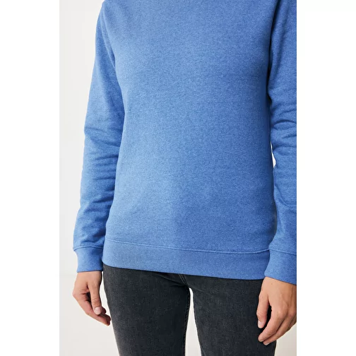 Iqoniq Denali non teint. Sweat à col rond en BW recyclé, heather blue, Image 15