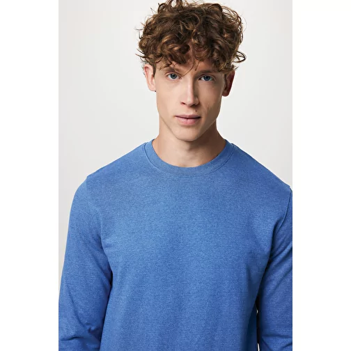 Iqoniq Denali non teint. Sweat à col rond en BW recyclé, heather blue, Image 16
