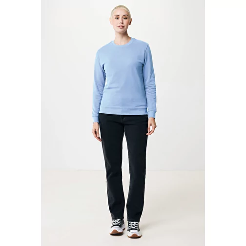 Sweat col rond Iqoniq Zion en coton recyclé, sky blue, Image 5