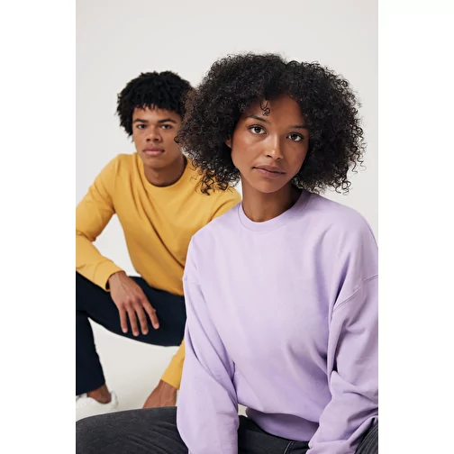 Sweat col rond Iqoniq Zion en coton recyclé, ochre yellow, Image 17