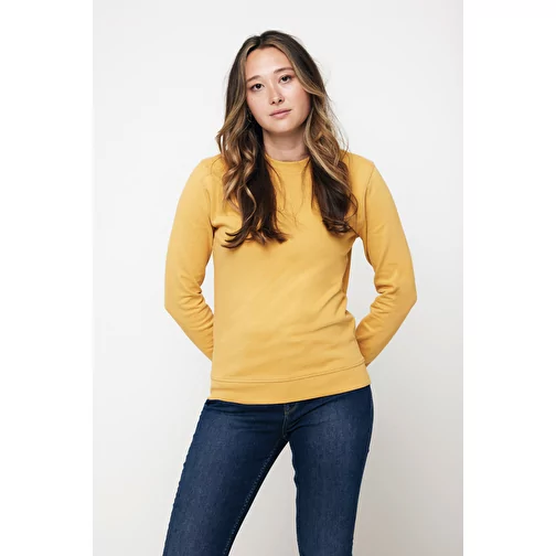 Sweat col rond Iqoniq Zion en coton recyclé, ochre yellow, Image 8