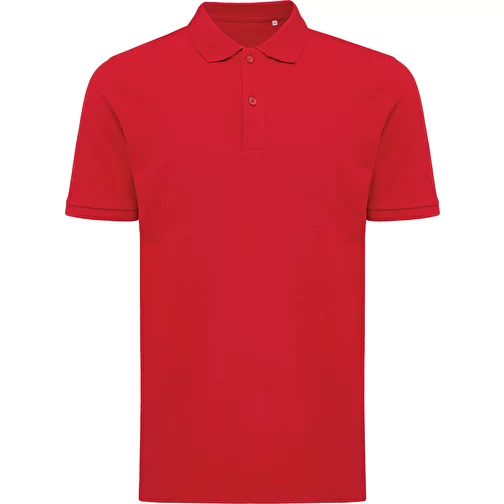 Polo piqué Iqoniq Yosemite en coton recyclé, rouge, Image 1