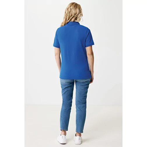 Polo piqué Iqoniq Yosemite en coton recyclé, bleu roi, Image 11