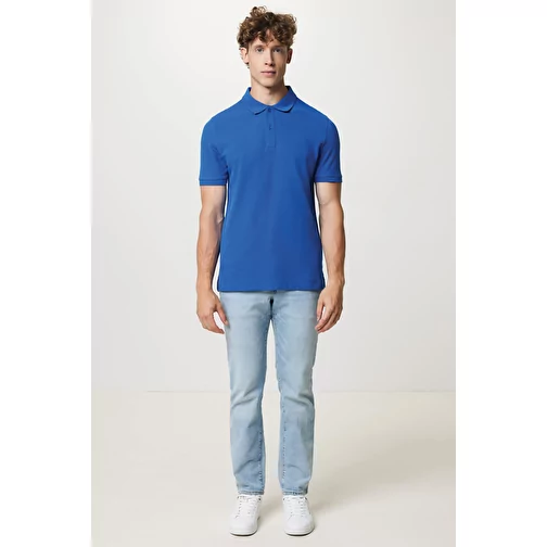 Polo piqué Iqoniq Yosemite en coton recyclé, bleu roi, Image 13