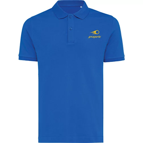 Polo piqué Iqoniq Yosemite en coton recyclé, bleu roi, Image 4