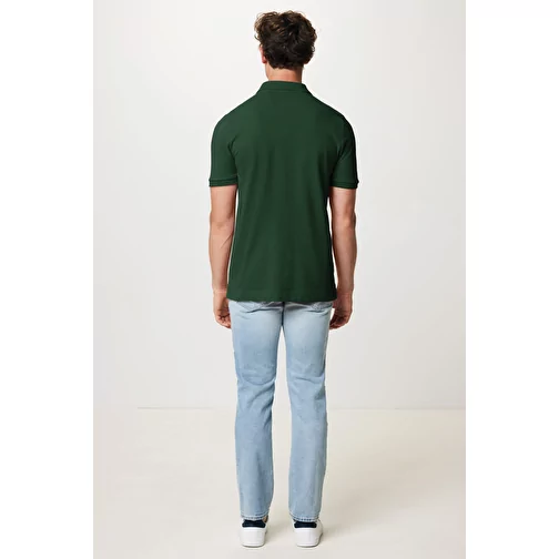 Polo piqué Iqoniq Yosemite en coton recyclé, forest green, Image 11