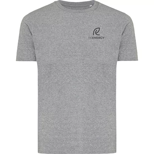 Iqoniq Brett T-shirt en coton recyclé, non teint anthracite clair, Image 3