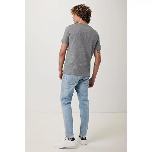Iqoniq Brett T-shirt en coton recyclé, non teint anthracite clair, Image 5