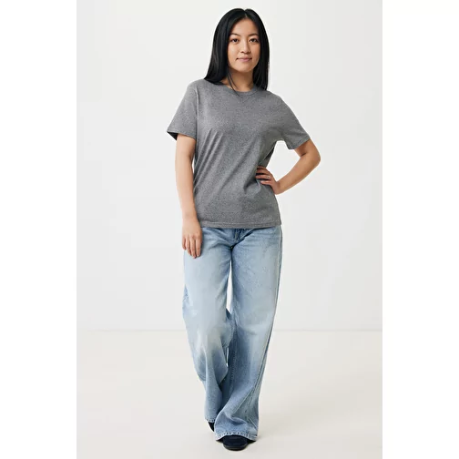 Iqoniq Brett T-shirt en coton recyclé, non teint anthracite clair, Image 8