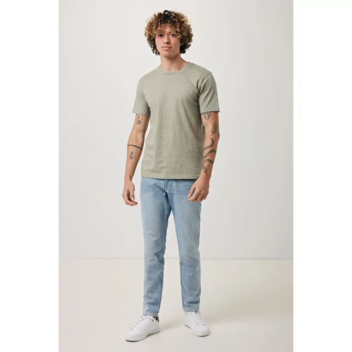 Iqoniq Brett T-shirt en coton recyclé, light heather green, Image 4