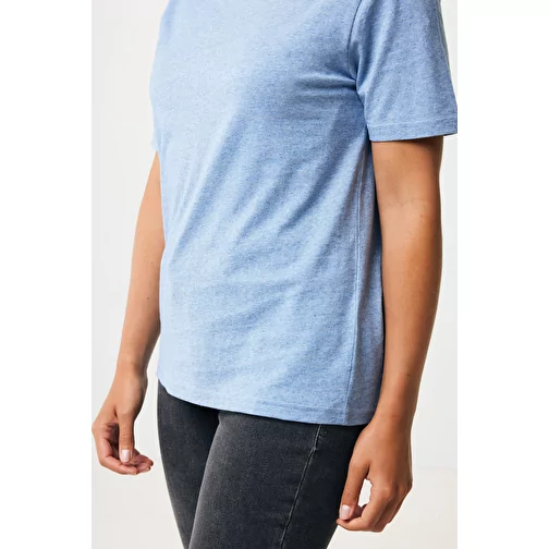Iqoniq Sierra Lightweight T-shirt en coton recyclé, light heather blue, Image 12