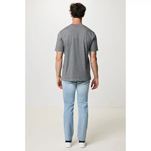 T-shirt Iqoniq Sierra Lightweight en coton recyclé, non teint anthracite clair, Image 11