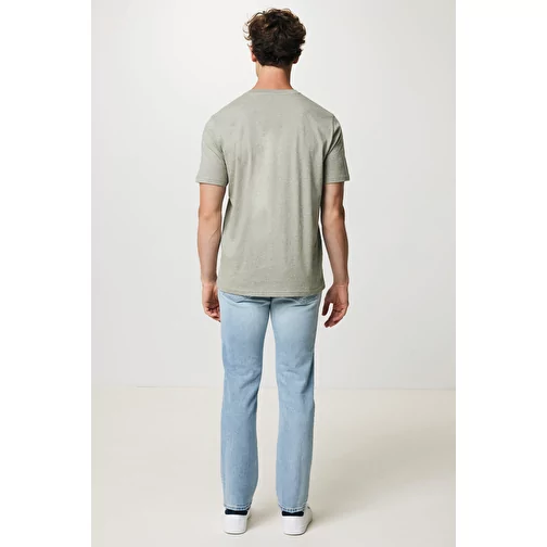 T-shirt Iqoniq Sierra Lightweight en coton recyclé, vert clair non teint, Image 13