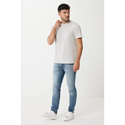 T-shirt Iqoniq Sierra Lightweight en coton recyclé, gris clair non teint, Image 10