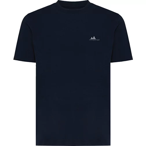 Iqoniq Sierra Lightweight T-shirt en coton recyclé, bleu marine, Image 3