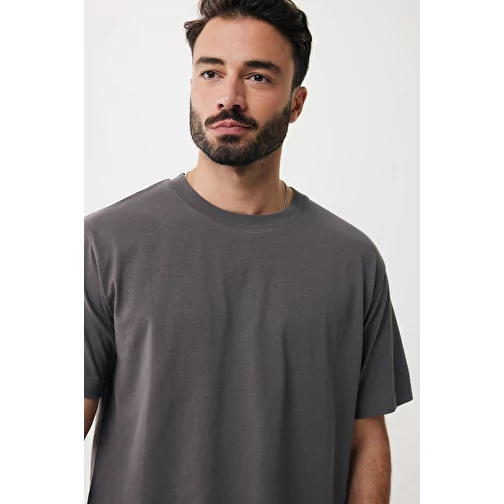Iqoniq Kakadu relaxed T-shirt en coton recyclé, anthracite, Image 14