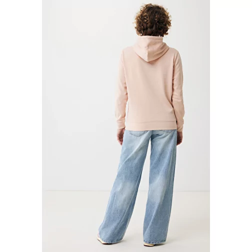 Sweat à capuche Iqoniq Rila Lightweight en coton recyclé, peach nectar, Image 14