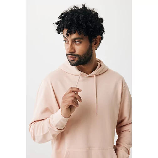 Sweat à capuche Iqoniq Rila Lightweight en coton recyclé, peach nectar, Image 9
