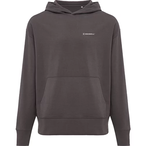 Iqoniq Yoho Hoodie Relax en coton recyclé, anthracite, Image 3