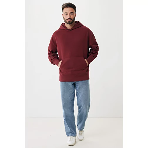 Sweat-shirt Iqoniq Yoho Relax en coton recyclé, bordeaux, Image 11