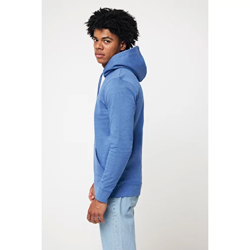 Iqoniq Torres sweat à capuche non teint en coton recyclé, heather blue, Image 7