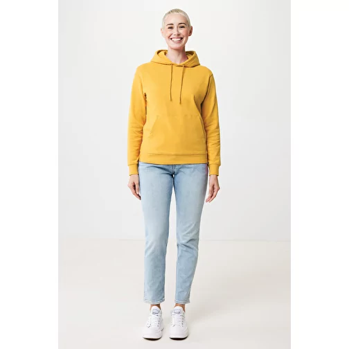 Sweat à capuche Iqoniq Jasper en coton recyclé, ochre yellow, Image 5