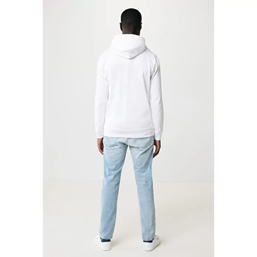 Sweat à capuche Iqoniq Jasper en coton recyclé, blanc recyclé, Image 14
