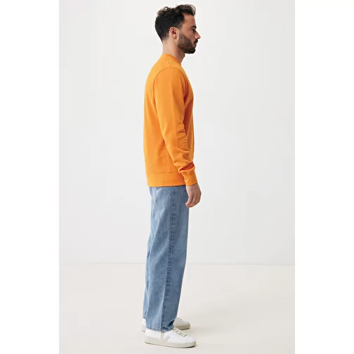Iqoniq Etosha Lightweight Sweater en coton recyclé, orange, Image 11